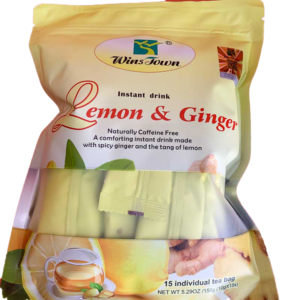 Winstown Lemon & Ginger Instant Drink – Refreshing Herbal Wellness Beverage