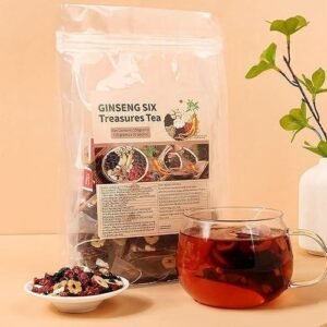 Korean Ginseng Tea 30 Tea Bags, Six Treasure Ginseng Tea – Premium Herbal Tea